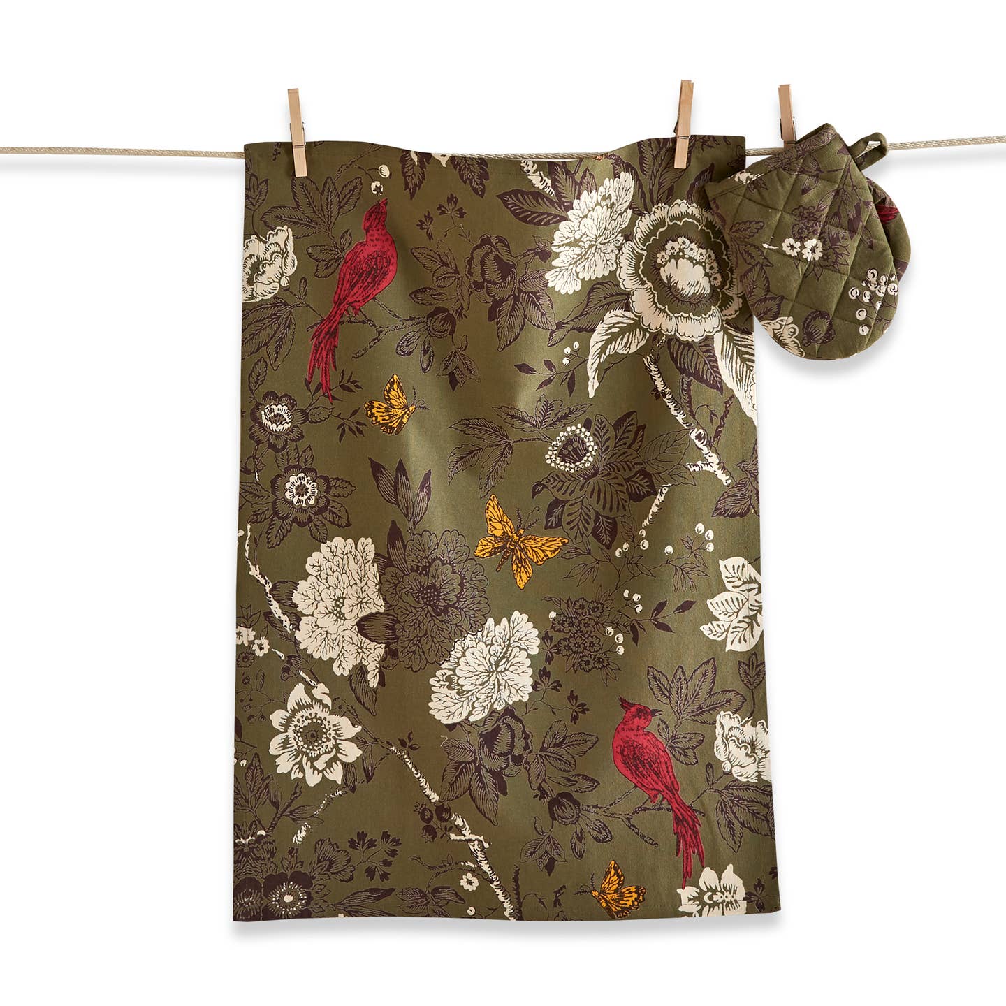 tag Dish Towel and Oven Mitt Set