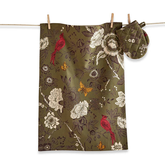 tag Dish Towel and Oven Mitt Set