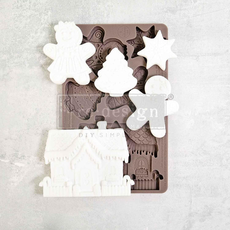 Festive Gingerbread Treats| Decor Moulds | Redesign with Prima