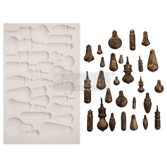 Vintage Light Bulbs Decor Mould