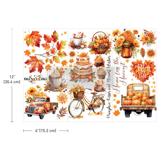 Autumn Splendor Decor Transfer
