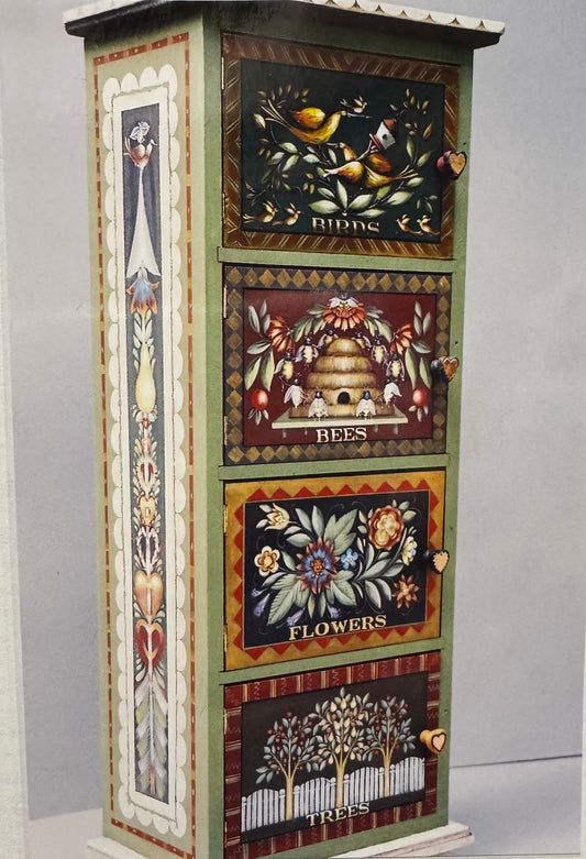 Birds and Bees Cabinet