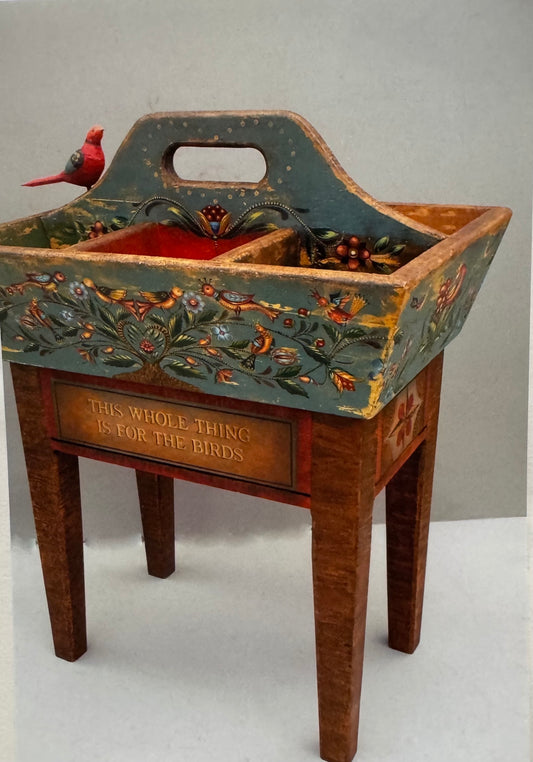 For the Birds Tray with Stand - Michele Walton Designs