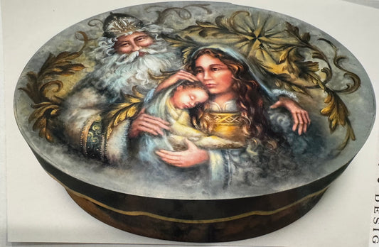 "Believe" Oval Christmas Box E-Packet