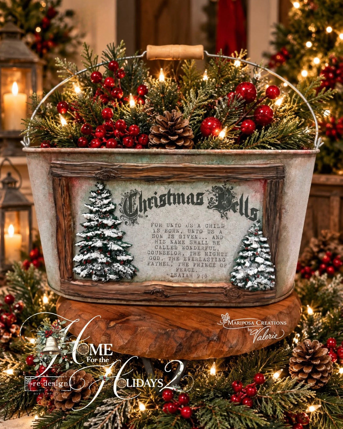 Country Christmas Delivery Decor Mould