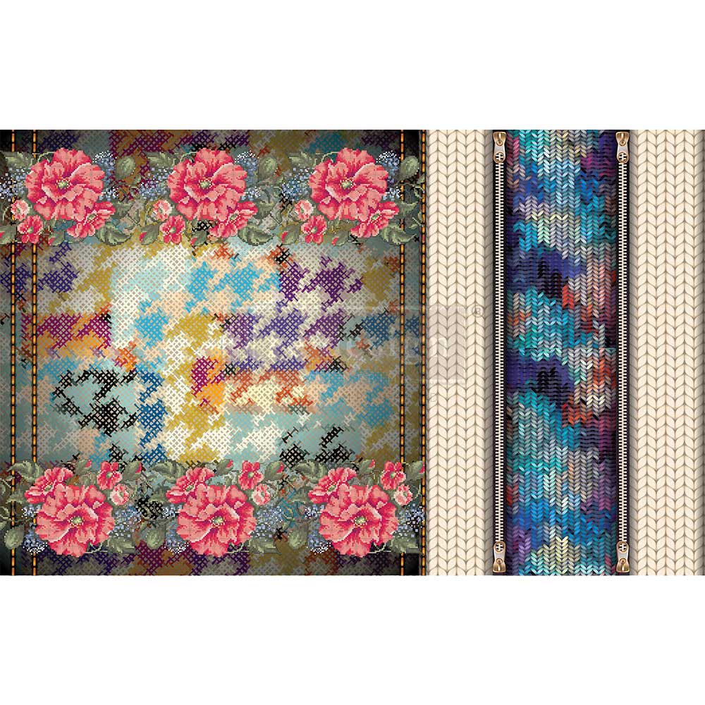 Lovely Stitches | Decoupage Decor Tissue Paper | Prima