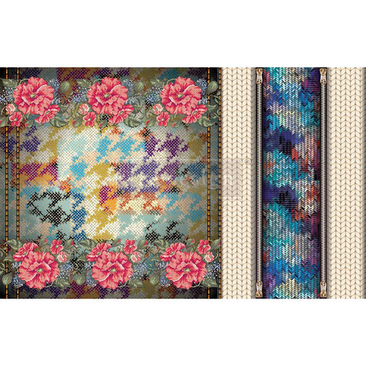 Lovely Stitches | Decoupage Decor Tissue Paper | Prima