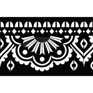 Mendhi Border | Stick & Style | ReDesign with Prima