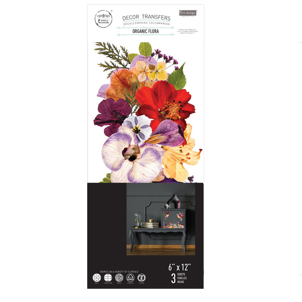 Organic Flora | Small Decor Transfer | Redesign with Prima