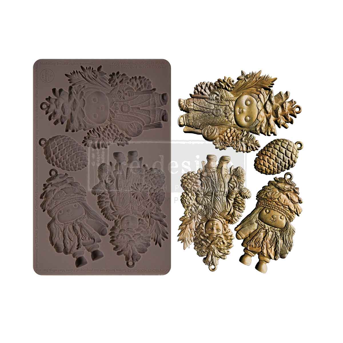 Pinecone Dolls | Decor Moulds | Redesign with Prima
