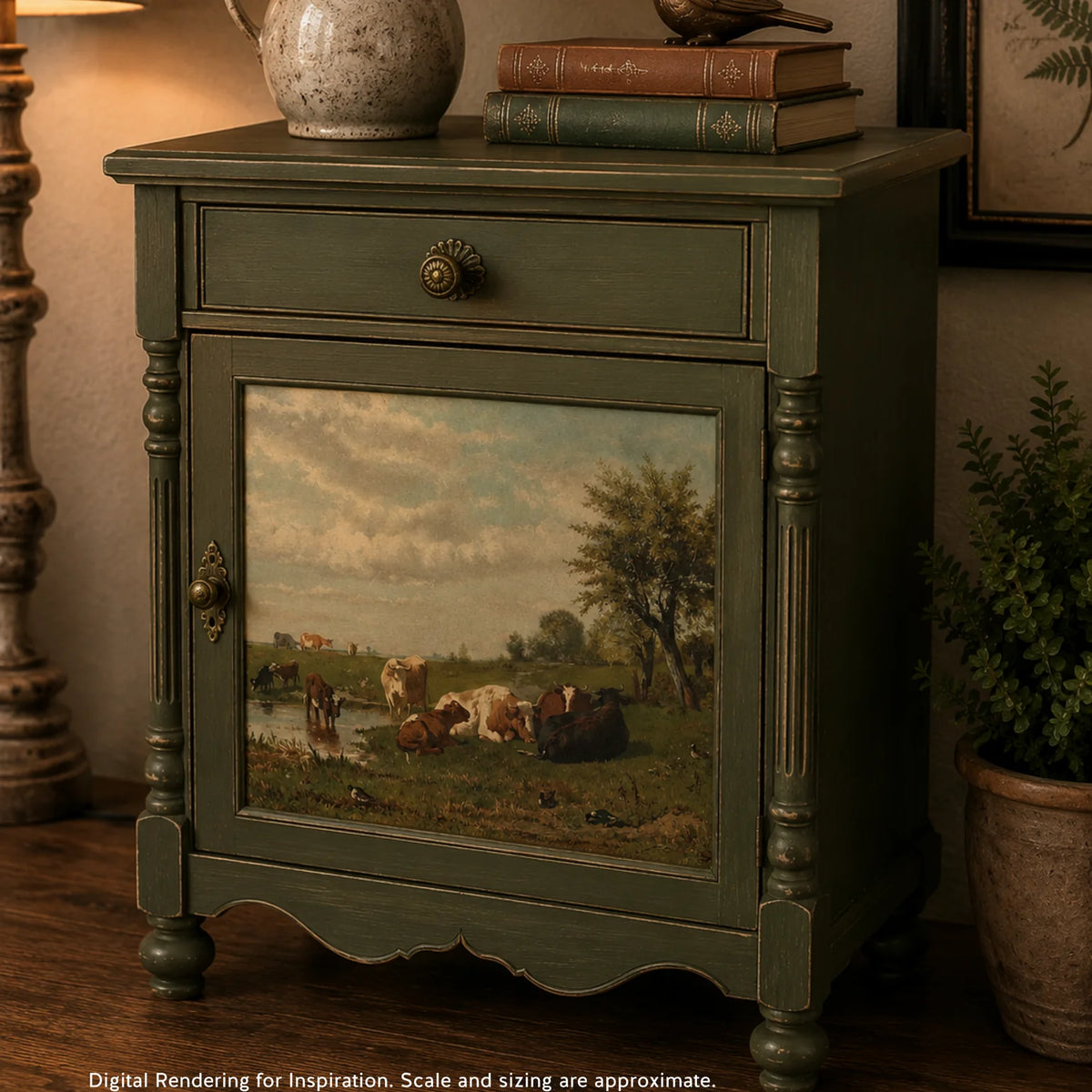 Quiet Countryside - A3 Rice Decoupage Paper