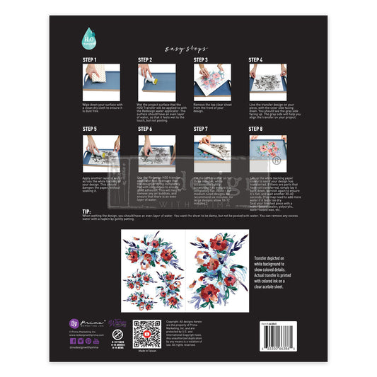 Radiant Blooms | H2O Transfers | Prima