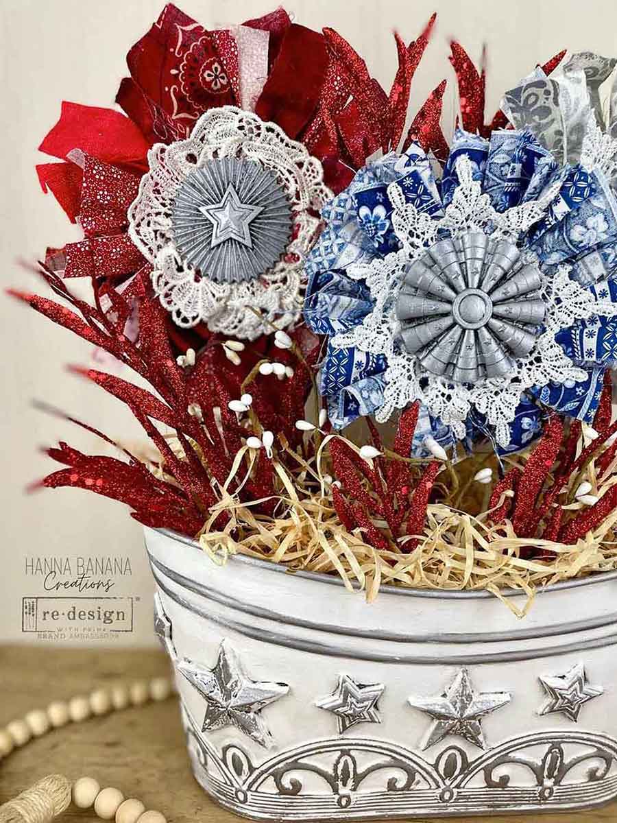 Red, White, and Blue | Decor Moulds | Redesign with Prima