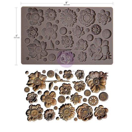 Rusty Flowers | Decor Moulds | Redesign with Prima