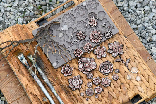 Rusty Flowers | Decor Moulds | Redesign with Prima