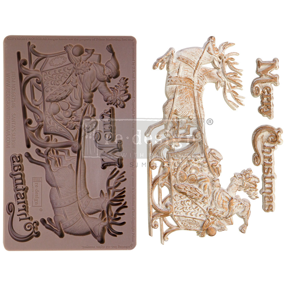 Santa's Sleigh | Decor Moulds | Prima