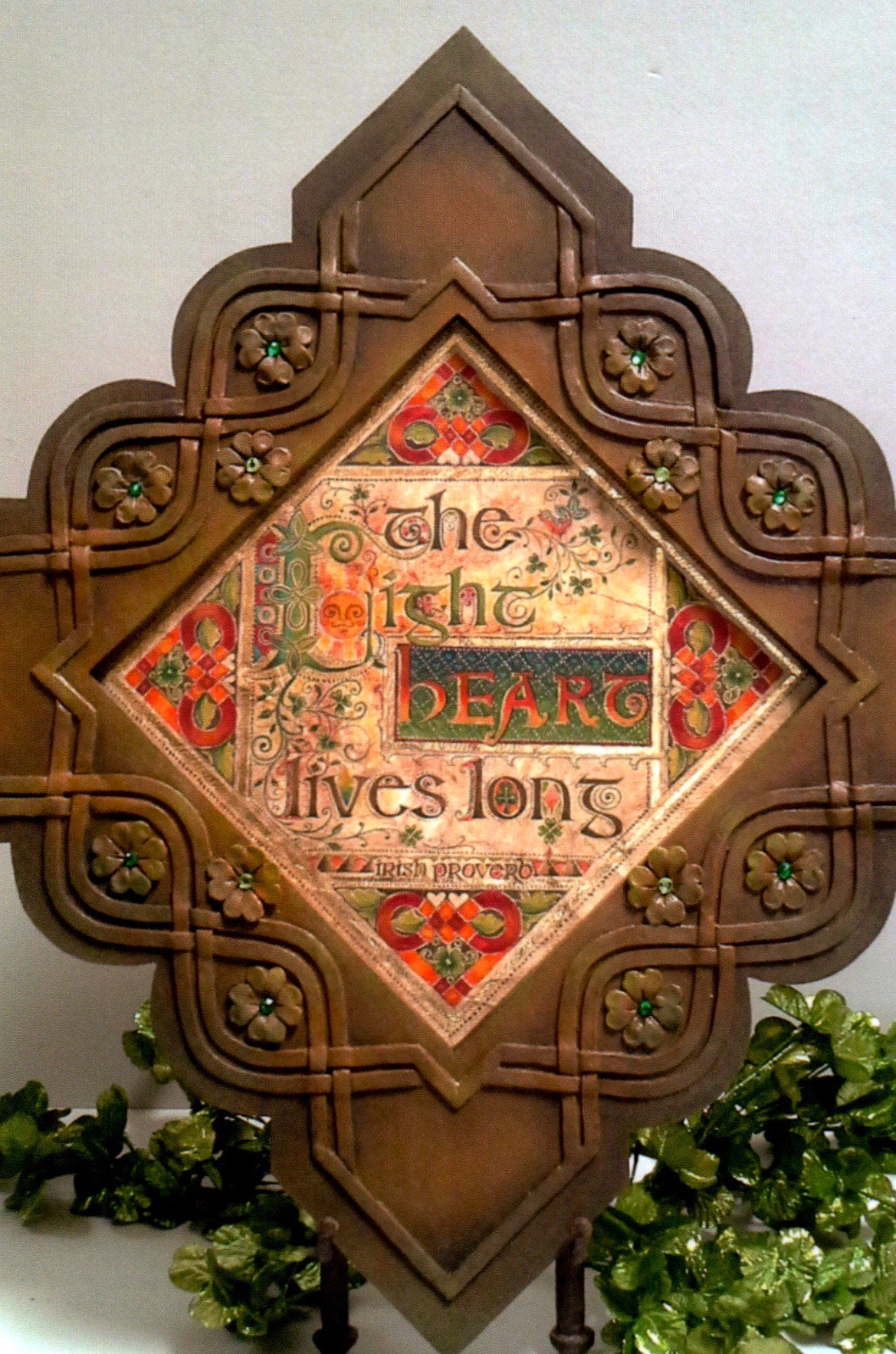 St. Patty's Irish Proverb & Celtic Knot Frame E-Packet
