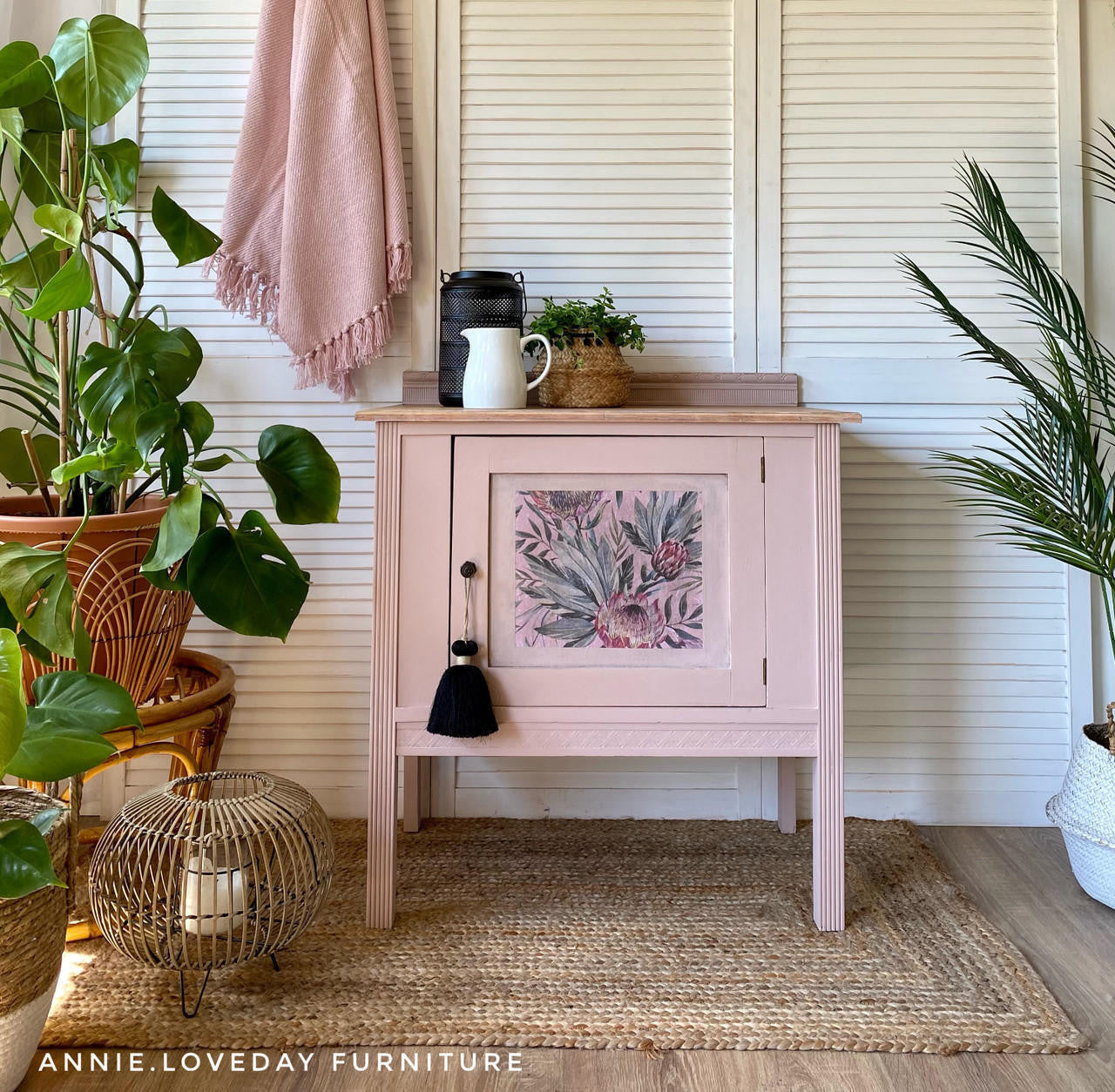 Tropical On Pink | Rice Decoupage Paper | Dixie Belle