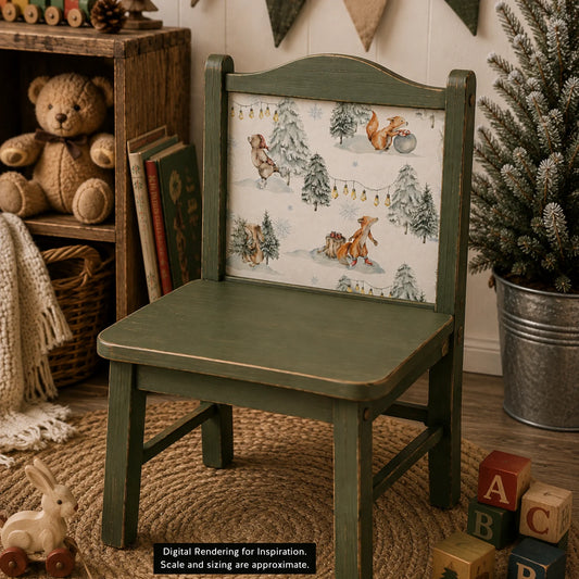Winter Woodland Friends - A3 Rice Decoupage Paper