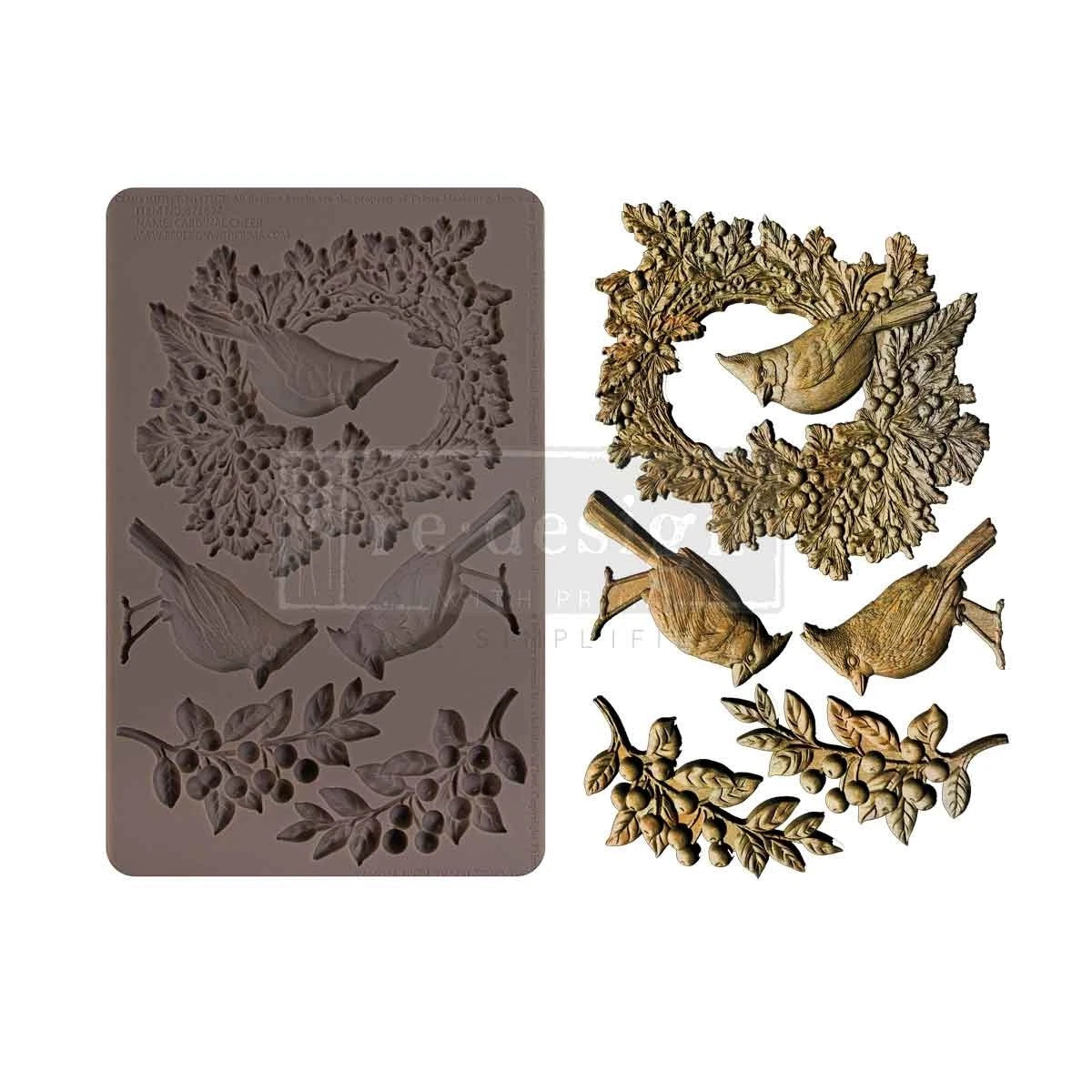 Cardinal Cheer | Decor Moulds | Redesign with Prima