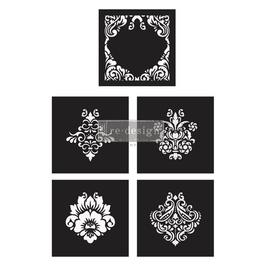 Damask Element | Decor Stencil | Redesign with Prima