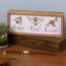 Load image into Gallery viewer, Bees Inset Box Sign
