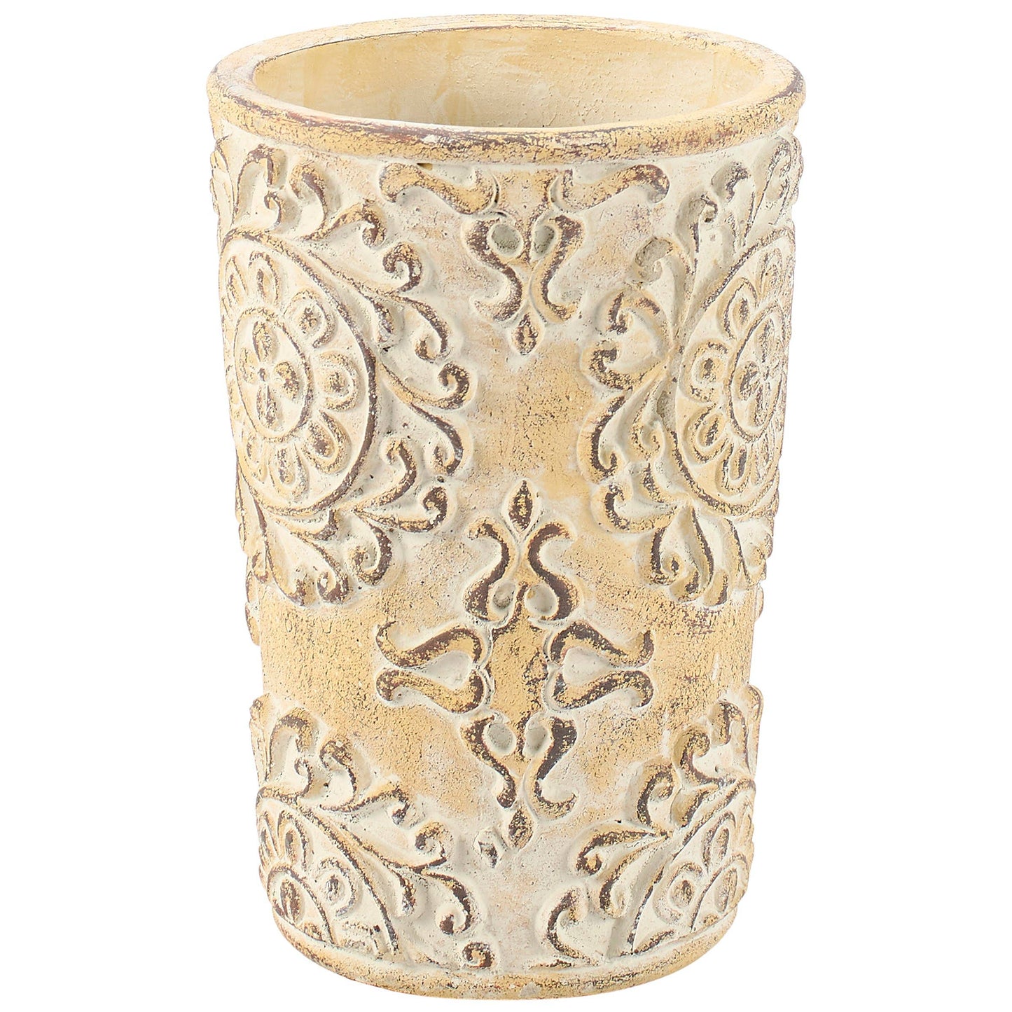Small Nouveau Floral Planter