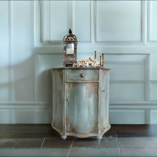 Entryway Table with Patina Finish