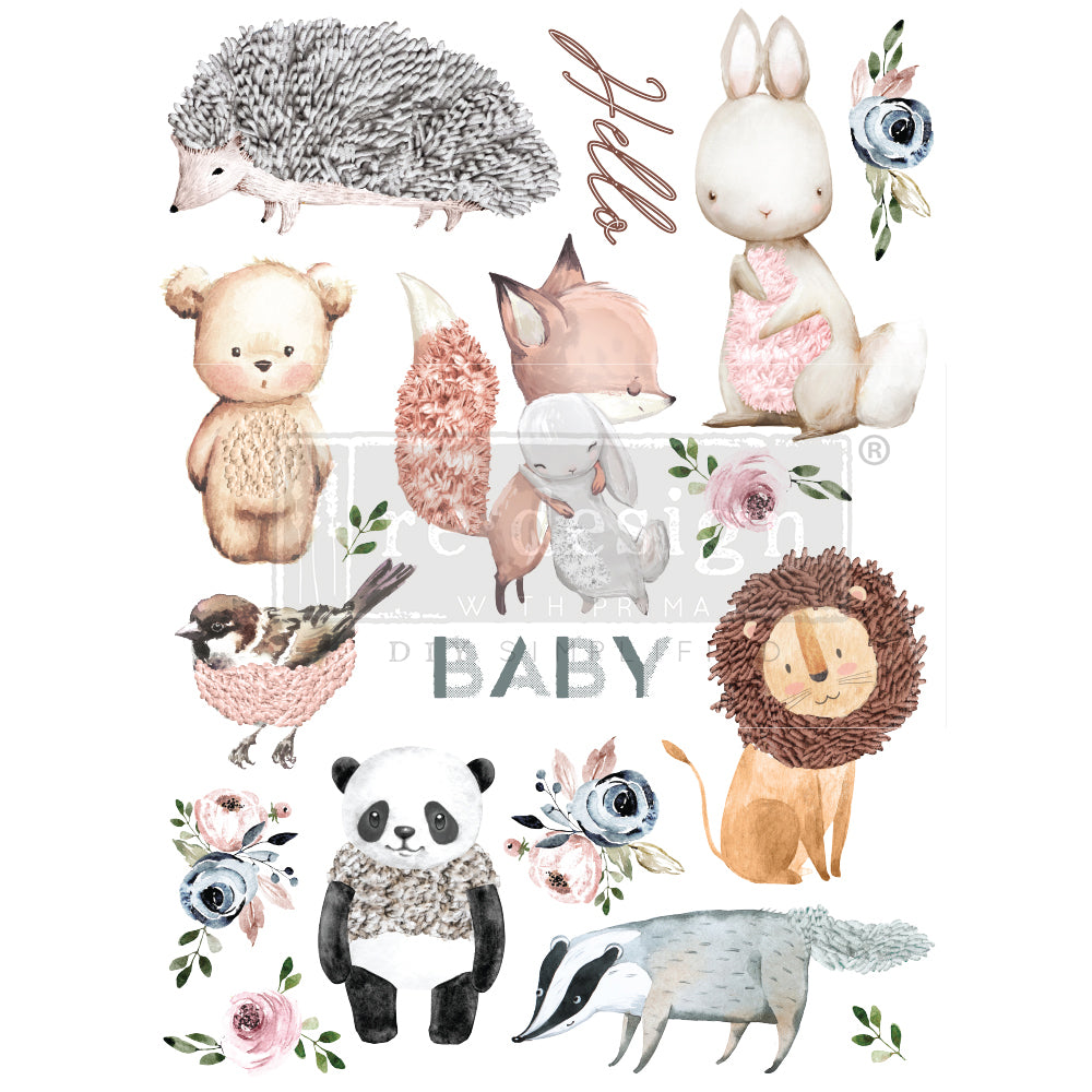 Hello Baby | Decor Transfer | Prima