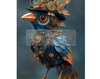 Azure Aviator A1 Decoupage Paper | Redesign with Prima