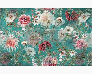 Discovering Dahlias Decoupage Paper | Redesign with Prima