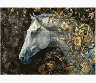 Majestic Gallop A1 Decoupage Paper | Redesign with Prima