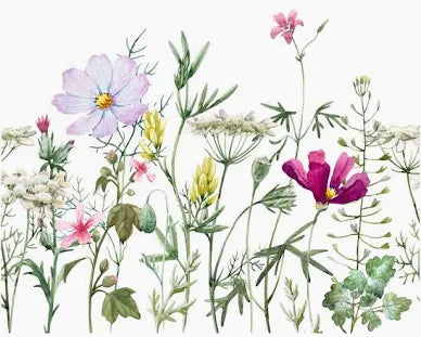 Spring Flowers Decoupage Paper
