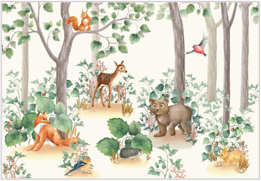 Woodland Nursery A1 Rice Decoupage Paper