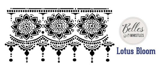 Lotus Bloom Stencil