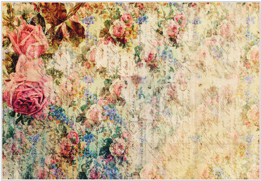 Lovely Sonnet A1 Rice Decoupage Paper